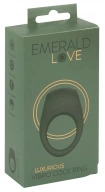 Emerald Love Luxurious Vibrating Cock Ring - Wibrujący pierścień erekcyjny ⚫ DARMOWA DOSTAWA od 299zł ⚫ DYSKRETNA PRZESYŁKA 24H Z POLSKI ⚫