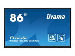 IIYAMA TE8612MIS-B3AG 86inch iiWare10 Android 11 40-Points PureTouch IR with zero bonding 3840x2160 UHD VA panel Metal Housing