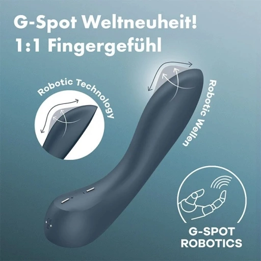 Satisfyer G-Spot Wave 4 - Wibrator punktu G z technologią robotyczną ⚫ DARMOWA DOSTAWA od 299zł ⚫ DYSKRETNA PRZESYŁKA 24H Z POLSKI ⚫