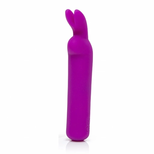 Mini wibrator i masażer łechtaczki - Happy Rabbit Rechargeable Vibrating Bullet Fioletowy