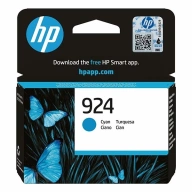 HP oryginalny ink / tusz 4K0U3NE301, HP 924, cyan, blistr, 400s