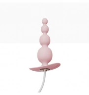 Qingnan No.8 Mini Vibrating Anal Beads Pink