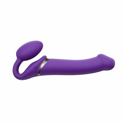 Wyginany wibrator strap-on bez uprzęży - Strap-On-Me Vibrating Bendable Strap-On L 