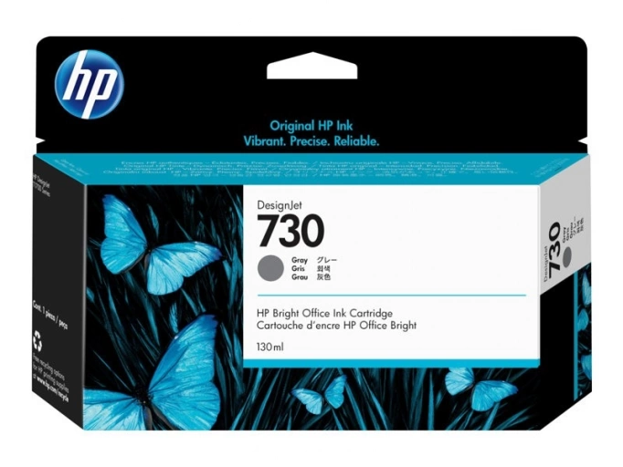 HP Atrament 730 130-ml Gray DesignJet Ink