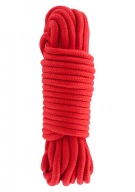 Hidden Desire Bondage Rope 10 Meter Red - Lina do krępowania Czerwony ⚫ DARMOWA DOSTAWA od 299zł ⚫ DYSKRETNA PRZESYŁKA 24H Z POLSKI ⚫