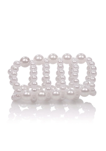 Pearl Stroker Beads Large Transparent