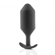 Plug analny z obciążnikiem - B-Vibe Snug Plug 6 Czarny