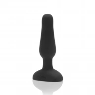 B-Vibe Novice Remote Control Plug -wibrujący korek analny, Czarny ⚫ DARMOWA DOSTAWA od 299zł ⚫ DYSKRETNA PRZESYŁKA 24H Z POLSKI ⚫