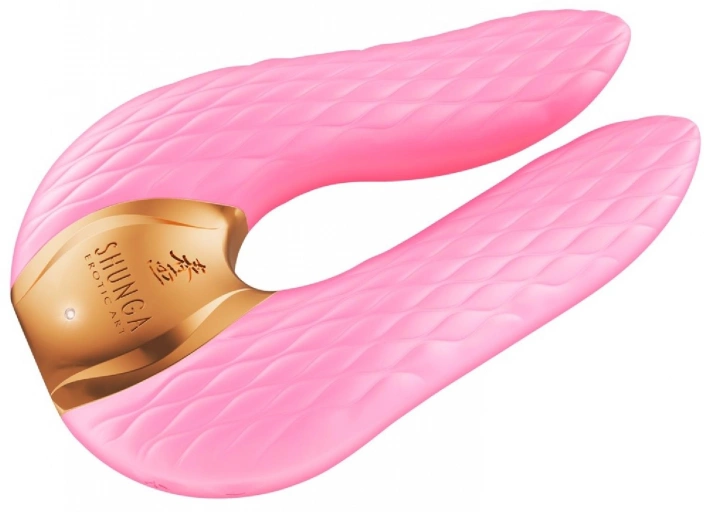 Shunga Aiko Intimate Massager Light Pink - Wibrator łechtaczkowy, Różowy ⚫ DARMOWA DOSTAWA od 299zł ⚫ DYSKRETNA PRZESYŁKA 24H Z POLSKI ⚫