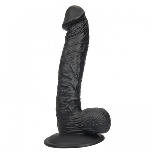 Rocket john 8,7 inch black  realistic  dildo  8,7  inch /  22 cm