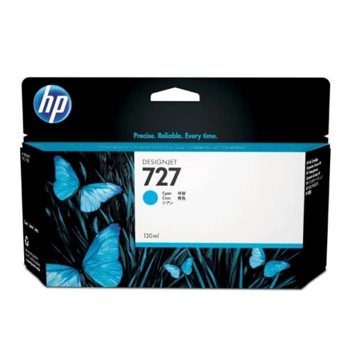 HP oryginalny ink B3P19AE, No.727, cyan, 130ml, HP DesignJet T1500, T2500, T920