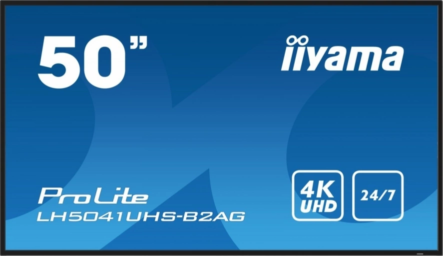 IIYAMA Monitor 50 cali LH5041UHS-B2 VA,4K,24/7,LAN,USB,HDMI