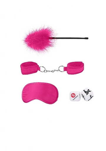 Ouch! introductory bondage kit #2 - pink - Zestaw BDSM ⚫ DARMOWA DOSTAWA od 299zł ⚫ DYSKRETNA PRZESYŁKA 24H Z POLSKI ⚫