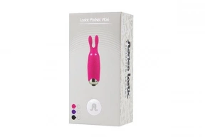 Stymulator-Wibrator - Lastic pocket vibe RabbitPink