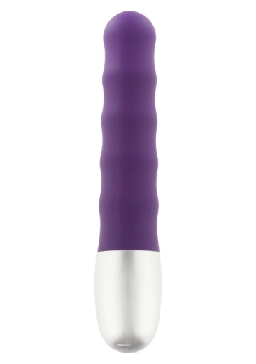 Discretion Ribbed Vibrator Purple