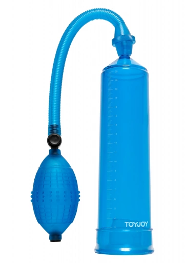 ToyJoy Power Pump Blue - Pompk powiększająca penisa, niebieska ⚫ DARMOWA DOSTAWA od 299zł ⚫ DYSKRETNA PRZESYŁKA 24H Z POLSKI ⚫