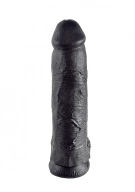 Pipedream King Cock - dildo REALISTYCZNE czarne z jądrami - 30cm (12