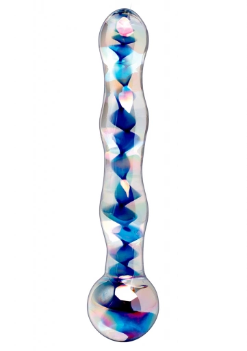 Icicles no 8 - hand blown massager - Szklane dildo ⚫ DARMOWA DOSTAWA od 299zł ⚫ DYSKRETNA PRZESYŁKA 24H Z POLSKI ⚫