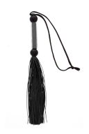 Guilty Pleasure BDSM Silicone Flogger Whip Black - Pejcz ⚫ DARMOWA DOSTAWA od 299zł ⚫ DYSKRETNA PRZESYŁKA 24H Z POLSKI ⚫