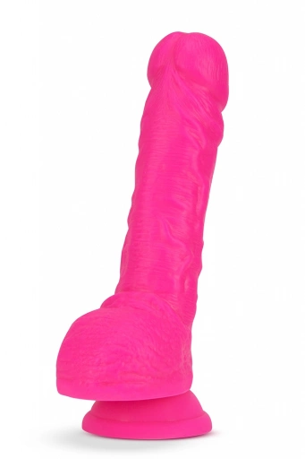 Dildo Blush Neo Elite Dual Density Cock With Balls 9