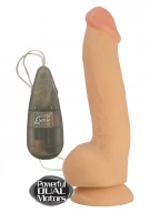 CalExotics Max Vibrating Cock & Balls - Wibrujące dildo na pilota ⚫ DARMOWA DOSTAWA od 299zł ⚫ DYSKRETNA PRZESYŁKA 24H Z POLSKI ⚫