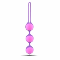 Kulki-Palline Vaginali Bi-Balls Triple Purple