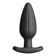 Plug analny do elektroseksu - ElectraStim Silicone Noir Rocker Butt Plug duży