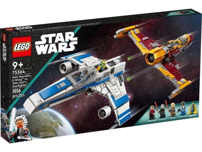 LEGO 75364 Star Wars E-Wing Nowej Republiki kontra Myśliwiec Shin Hati