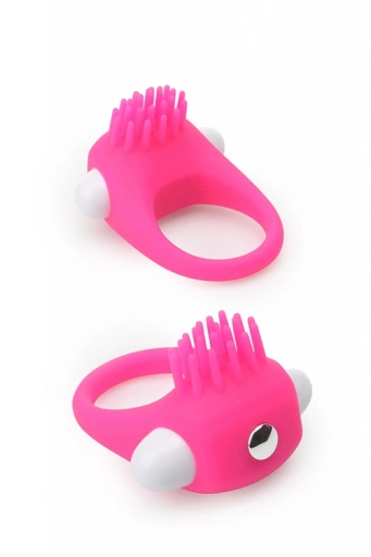 Lit Up Silicone Stimu Ring 5 Pink - Wibrujący pierścień erekcyjny ⚫ DARMOWA DOSTAWA od 299zł ⚫ DYSKRETNA PRZESYŁKA 24H Z POLSKI ⚫