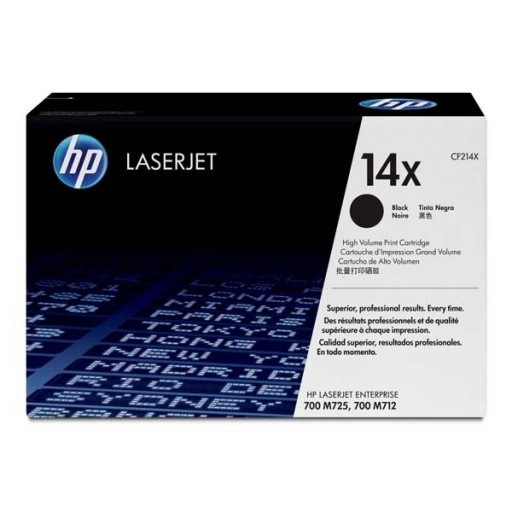 HP oryginalny toner CF214X, black, 17500s, HP 14X, HP LaserJet Enterprise 700 M712dn, O