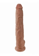 Pipedream King Cock - dildo z jądrami realistyczne JAK PRAWDZIWE śniady 36cm (14