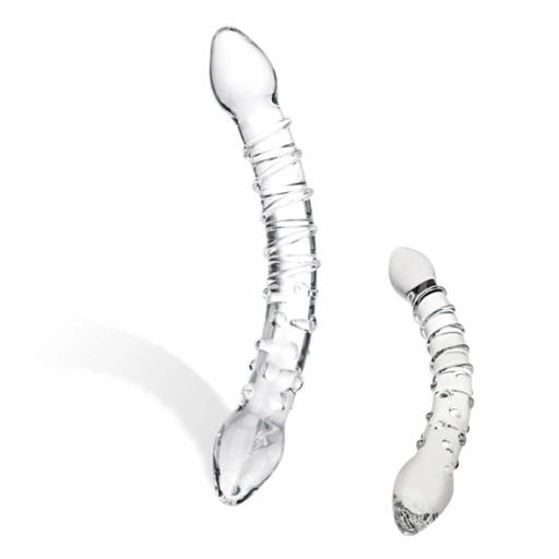 Dildo szklane - Glas Double Trouble Glass Dildo