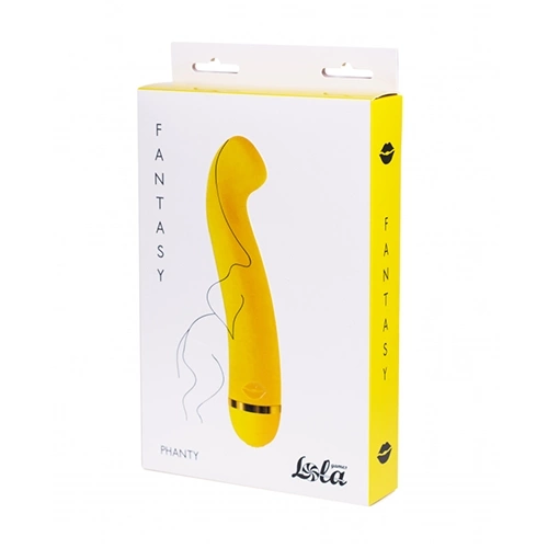 Lola Toys Vibrator Fantasy Phanty Yellow - Wibrator do punktu G, żółty ⚫ DARMOWA DOSTAWA od 299zł ⚫ DYSKRETNA PRZESYŁKA 24H Z POLSKI ⚫