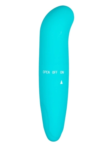 Easy Toys Mini G Spot Vibrator Turquoise - Miniwibrator do punktu G ⚫ DARMOWA DOSTAWA od 299zł ⚫ DYSKRETNA PRZESYŁKA 24H Z POLSKI ⚫