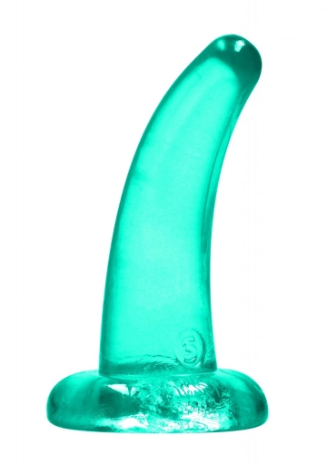 Małe Dildo z Przyssawką Crystal Clear Realrock 11,5 cm Zielony | 100% ORYGINAŁ| DYSKRETNA PRZESYŁKA