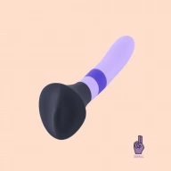 Innowacyjne dildo do Strap-ona Wet For Her Fusion Purple Kiss