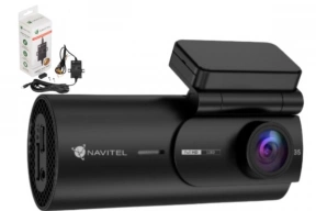 Zestaw Wideorejestrator kamera samochodowa Navitel R35 Full HD, G-sensor + adapter zasilania Smartbox NAVITEL