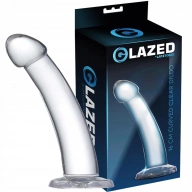 Glazed Curved 16 cm - Dildo klasyczne na przyssawce ⚫ DARMOWA DOSTAWA od 299zł ⚫ DYSKRETNA PRZESYŁKA 24H Z POLSKI ⚫