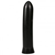 Klasyczne Dildo Pocisk All Black 22,5 cm Czarny | 100% ORYGINAŁ| DYSKRETNA PRZESYŁKA