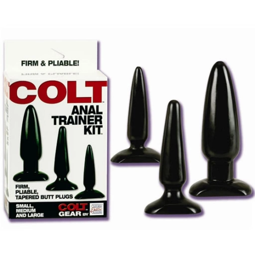 Colt - Zestaw korków analnych - Anal Trainer Kit ⚫ DARMOWA DOSTAWA od 299zł ⚫ DYSKRETNA PRZESYŁKA 24H Z POLSKI ⚫