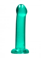 Dildo z Przyssawką Crystal Clear Realrock 17 cm Zielony | 100% ORYGINAŁ| DYSKRETNA PRZESYŁKA