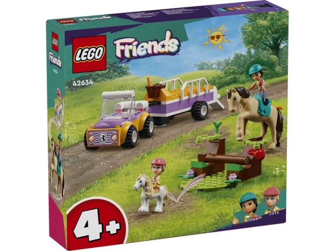 LEGO 42634 Friends Przyczepka dla konia i kucyka