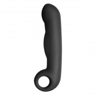 Dildo silikonowe do elektroseksu - ElectraStim Ovid Silicone Noir Dildo 