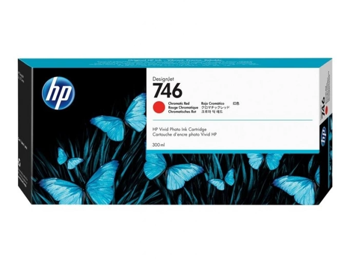 HP Atrament 746 300-ml Chromatic Red DJ Ink