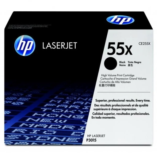 HP oryginalny toner CE255X, black, 12500s, 55X, HP LaserJet P3015