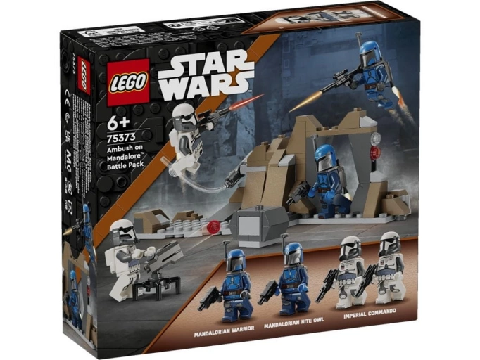 LEGO 75373 Star Wars Zasadzka na Mandalorze™ — zestaw bitewny