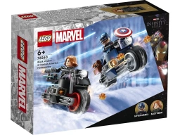 LEGO 76260 Super Heroes Motocykle Czarnej Wdowy i Kapitana Ameryki