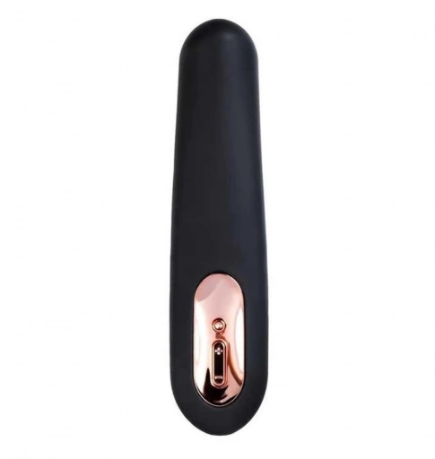 Unrealistic vibrator WANAME D-SPLASH TSUNAMI, silicone, black, 18.3 cm