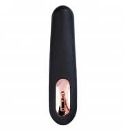 Unrealistic vibrator WANAME D-SPLASH TSUNAMI, silicone, black, 18.3 cm