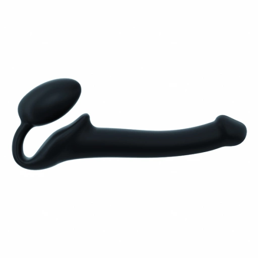 Dildo dwustronne do strap-on pegging i punkt G - Strap-On-Me Semi-Realistic Bendable Strap-On XL Czarny